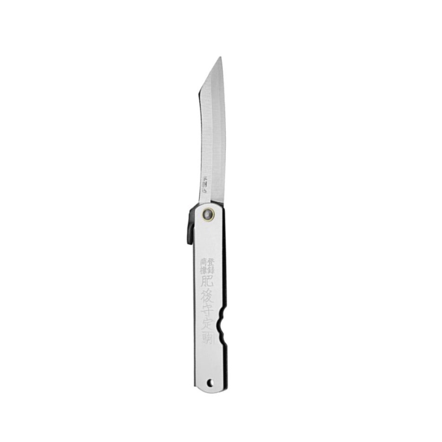 For Home Japan Best | Higonokami Silver-Plated Folding Knife