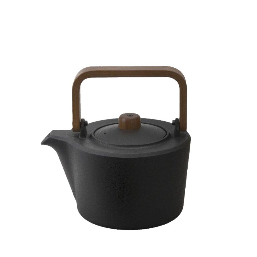 Kitchen & Dining Japan Best | Pre-Order: Cast Iron Tea Kettle With Wooden Handle