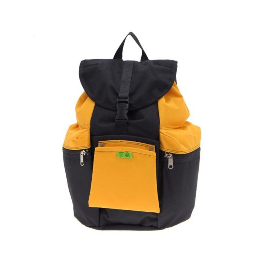 Fashion Japan Best | Porter Union Backpack With Black & Yellow Pocket