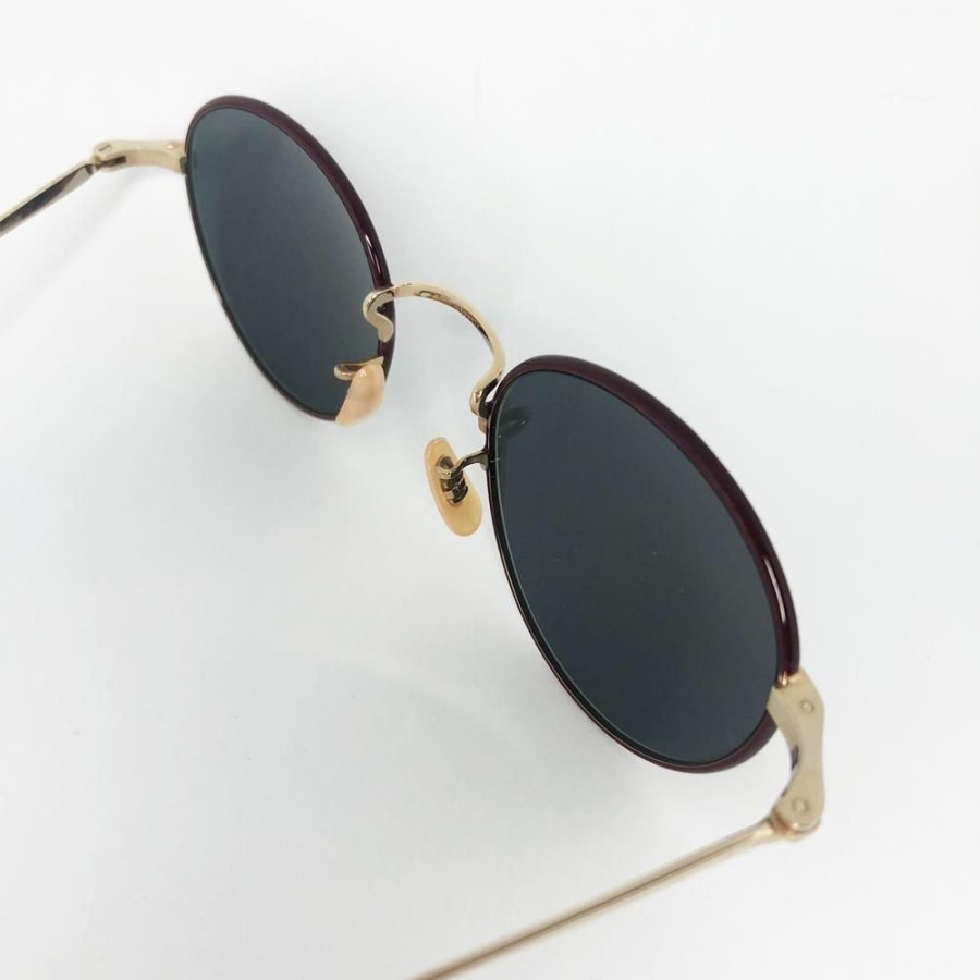 Fashion Japan Best | Bj Classic Sunglasses Prem-114S Nt Gold & Red