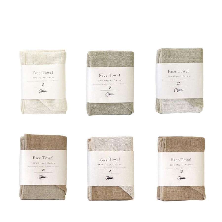 Beauty & Bath Japan Best | Organic Cotton Face Towels