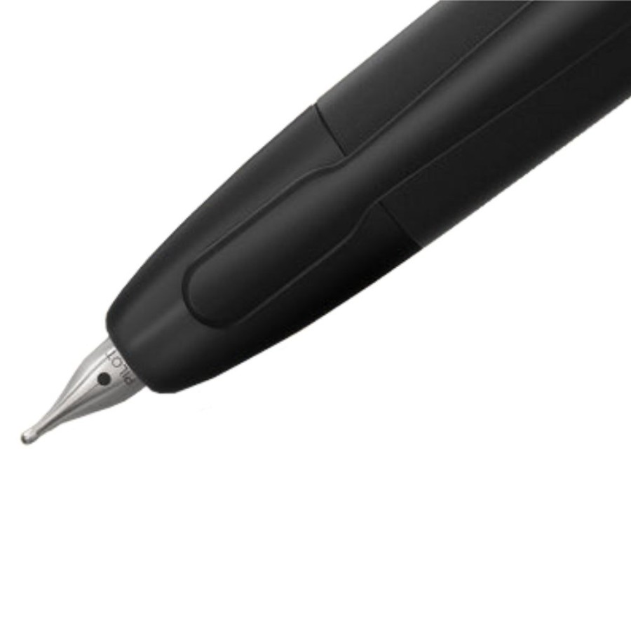 Stationery Japan Best | Matte Black Pilot Capless Fountain Pen-Medium Nib