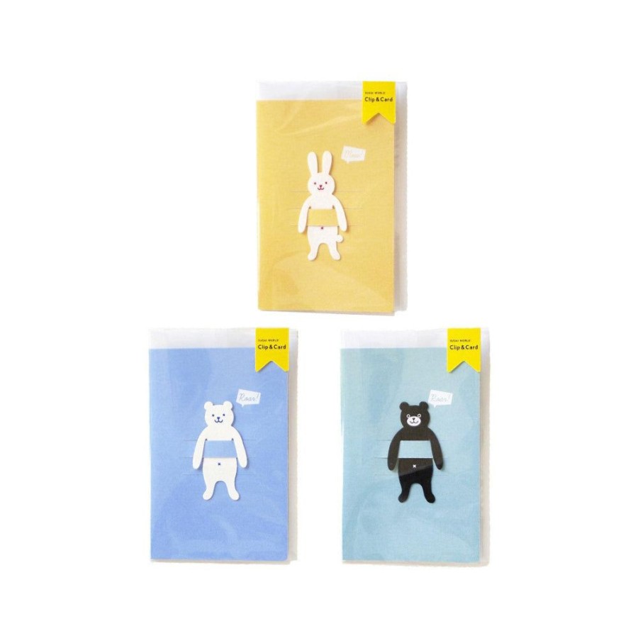 Stationery Japan Best | Animal Clip & Card