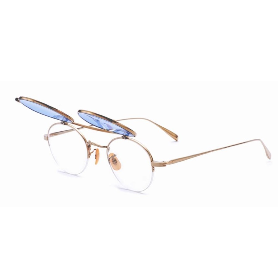 Fashion Japan Best | Bj Classic Sunglasses H301S Nt Gold & Blue