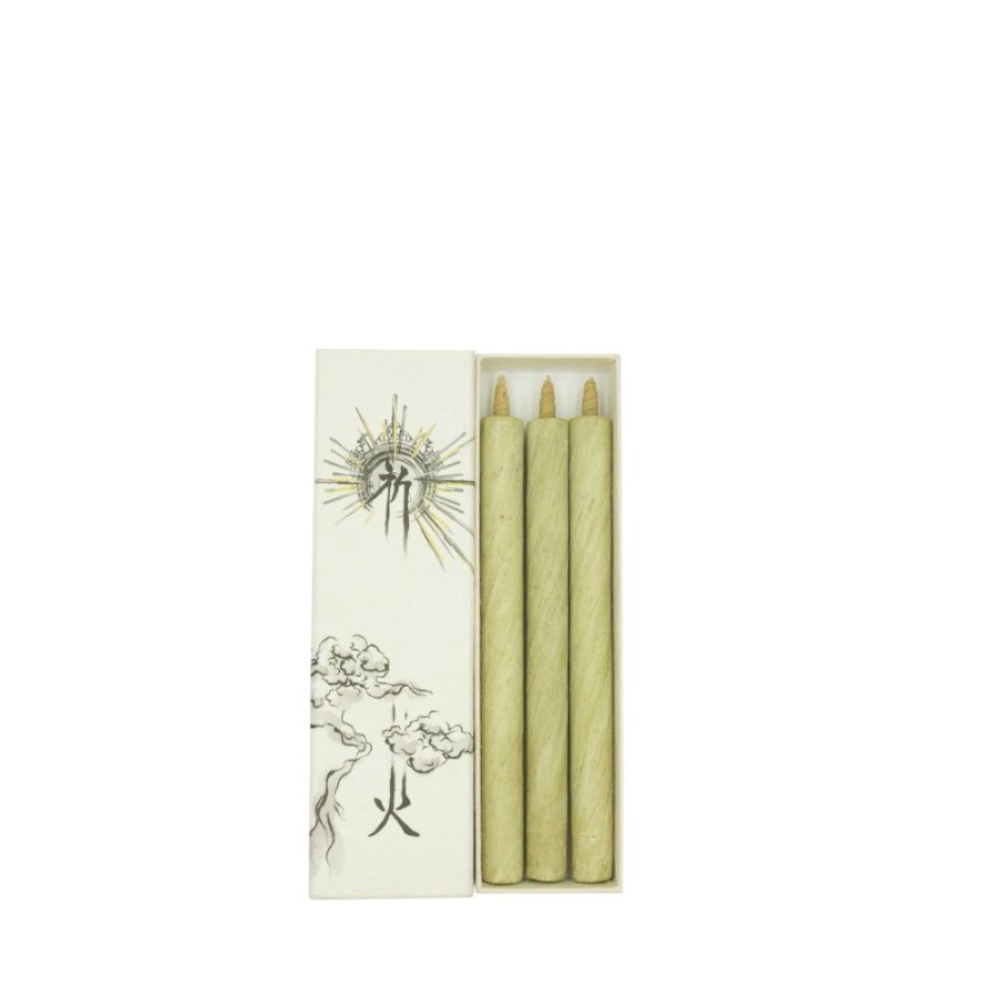 For Home Japan Best | White Sage Japanese "Warosoku" Candle