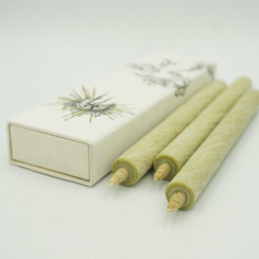 For Home Japan Best | White Sage Japanese "Warosoku" Candle